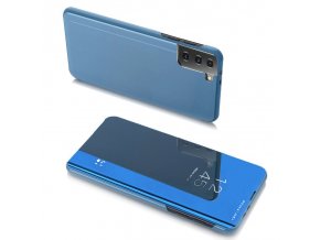 eng pl Clear View Case cover for Samsung Galaxy S21 Ultra 5G blue 66907 1