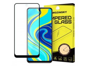 eng pl Wozinsky Tempered Glass Full Glue Super Tough Screen Protector Full Coveraged with Frame Case Friendly for Xiaomi Redmi Note 9 Pro Redmi Note 9S Poco X3 NFC black 59628 1