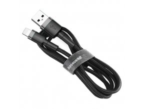 eng pm Baseus Cafule Cable durable nylon cord USB Lightning QC3 0 1 5A 2M black CALKLF CG1 46810 1