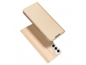eng pm Dux Ducis Skin Pro Holster Cover Flip Cover for Samsung Galaxy S22 gold 87859 1