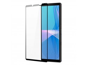 eng pl Dux Ducis 10D Tempered Glass Tough Screen Protector Full Coveraged with Frame for Sony Xperia 10 III black case friendly 72445 1