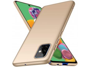 Matný Thin kryt na Samsung Galaxy A33 5G - zlatý