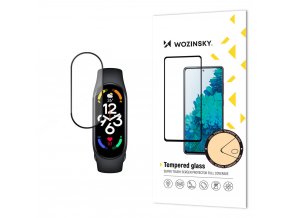 eng pl Wozinsky Full Glue Xiaomi Mi Band 7 black tempered glass 97213 1