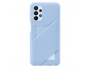 eng pl Samsung Card Slot Cover Case for Samsung Galaxy A23 Silicone Case Wallet Card Blue EF OA235TLEGWW 107906 1