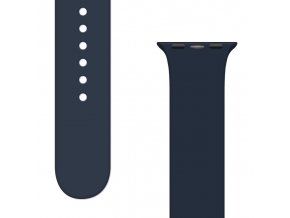eng pl Silicone Strap APS Silicone Watch Band Ultra 8 7 6 5 4 3 2 SE 45 44 42mm Strap Watchband Dark Blue 106356 1