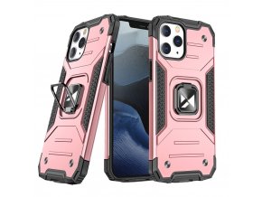 Wozinsky Ring Armor kryt na iPhone 12 Pro Max - růžový
