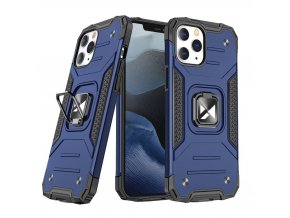 Wozinsky Ring Armor kryt na iPhone 13 - modrý
