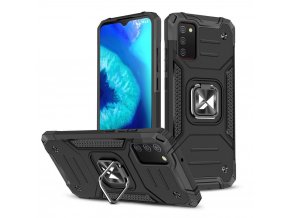 Wozinsky Ring Armor kryt na Samsung Galaxy A03s - černý