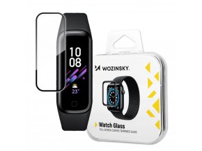 Wozinsky hybridní 3D sklo na displej hodinek Samsung Galaxy Fit 2 - černé