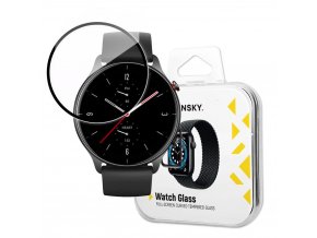 Wozinsky hybridní 3D sklo na displej hodinek Xiaomi Amazfit GTR 2E - černé