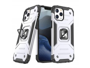 Wozinsky Ring Armor kryt na iPhone 14 Pro - stříbrný