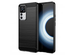 eng pl Carbon Case case for Xiaomi 12T Pro Xiaomi 12T flexible silicone carbon cover black 134956 1