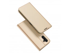 Dux Ducis Skin Pro luxusní flipové pouzdro na Samsung Galaxy A13 5G - zlaté