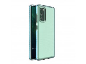 TPU Spring ultratenký kryt na Xiaomi Redmi Note 10 4G / Redmi Note 10s - světle modrý