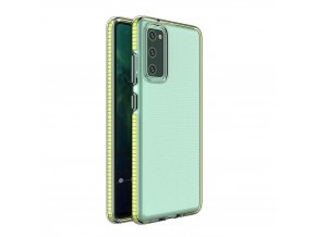 TPU Spring ultratenký kryt na Xiaomi Redmi Note 10 4G / Redmi Note 10s - žlutý