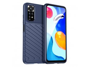 Thunder carbon kryt na Xiaomi Redmi Note 12 Pro 4G / Note 11 Pro / Note 11 Pro 5G - modrý