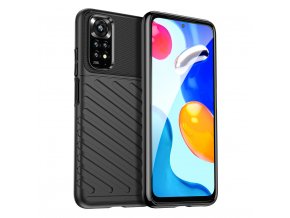 Thunder carbon kryt na Xiaomi Redmi Note 12 Pro 4G / Note 11 Pro / Note 11 Pro 5G - černý