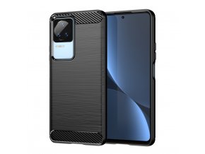 Ohebný carbon kryt na Xiaomi Poco F4 5G - černý