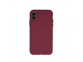 Silikonový kryt na Samsung Galaxy A51 - burgundy