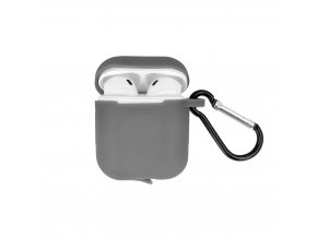 Silikonové pouzdro na Apple AirPods / AirPods 2 - šedé