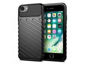 Thunder carbon kryt na iPhone 7 / 8 / SE 2020 / SE 2022 - černý