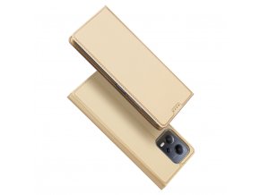 Dux Ducis Skin Pro luxusní flipové pouzdro na Xiaomi Redmi Note 12 Pro Plus - zlaté