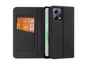 Dux Ducis Skin X2 luxusní flipové pouzdro na Xiaomi Redmi Note 12 5G / Poco X5 - černé