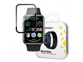 Wozinsky hybridní 3D sklo na displej hodinek Huawei Watch Fit 2 - černé