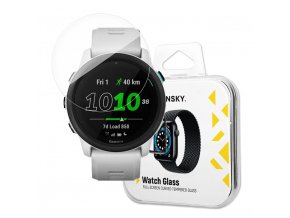 Wozinsky hybridní 3D sklo na displej hodinek Garmin Forerunner 745 - černé