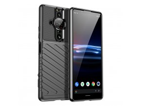 Thunder carbon kryt na Sony Xperia Pro-I - černý