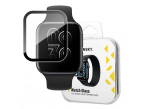 Wozinsky hybridní 3D sklo na displej hodinek Oppo Watch 41 mm - černé