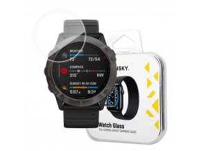 Wozinsky hybridní 3D sklo na displej hodinek Garmin Fenix 6X - transparentní