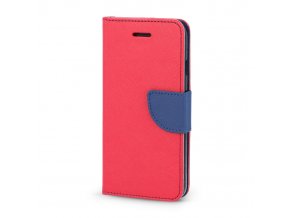 PU kožené pouzdro na Motorola Moto G22 / E32 / E32s - červeno-modré