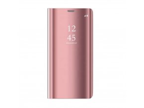 Clear View neoriginální pouzdro na Samsung Galaxy A34 5G – růžové