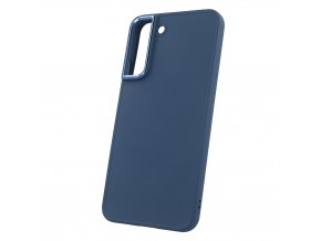 Saténový kryt na Samsung Galaxy S22 Plus – modrý