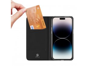 Dux Ducis Skin Pro luxusní flipové pouzdro na iPhone 15 Pro Max - černé