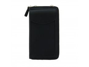 Psaníčko / kabelka / peněženka s pouzdrem na mobil - černá