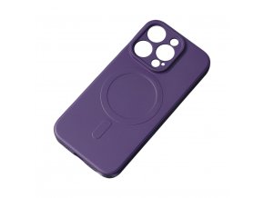 MAG silikonový obal na iPhone 15 Pro Max - fialový