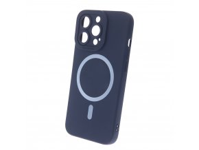 Silikonový kryt s MagSafe na iPhone 15 - modrý