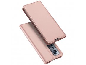 Dux Ducis Skin Pro luxusní flipové pouzdro na Xiaomi Redmi 12 / 12 5G - růžové