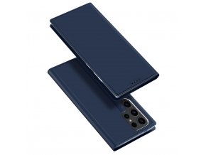 Dux Ducis Skin Pro luxusní flipové pouzdro na Samsung Galaxy S24 Ultra - modré