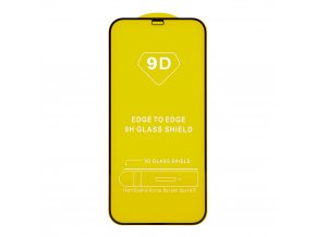 3D Full Glue tvrzené sklo na iPhone 15 Pro - černé