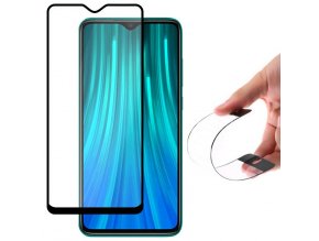 eng pl Wozinsky Full Cover Flexi Nano Glass Hybrid Screen Protector with frame for Xiaomi Redmi Note 8 Pro black 54844 1