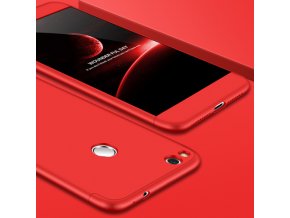 360 oboustranný kryt na Huawei P9 Lite 2017 červený