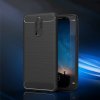 Carbon Case Flexible Cover TPU Case for Huawei Mate 10 Lite black 6