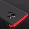 360 oboustranný kryt na Samsung Galaxy S9 červenočerný 5