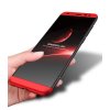 oboustranný kryt 360 na Huawei Mate 10 lite červenočerný v ruce
