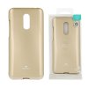 Perleťově zbarvený jelly case mercury na Xiaomi Redmi 5 Plus zlatý