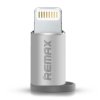 eng pl Micro USB to Lightning adapter Remax silver 15557 4