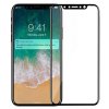 celoplošné nano flexi sklo na iPhone X černé